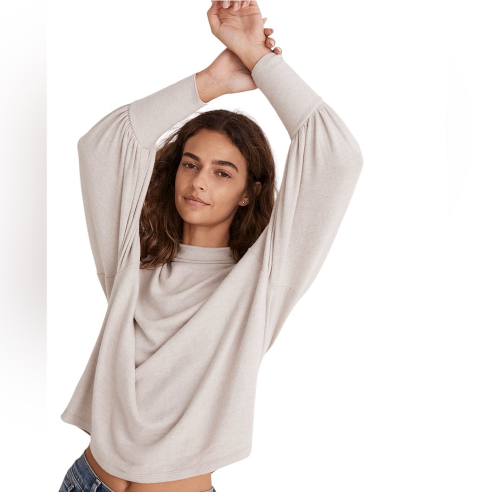 Madewell Dreamiest Knit Mockneck Top XXS
